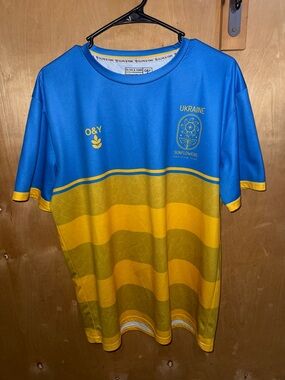Ukraine Sunflowers Blue & Yellow Athletic Jersey